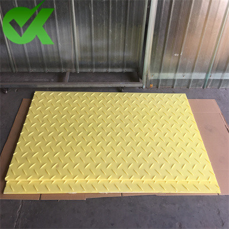 durable heavy equipment hdpe ground protection mat